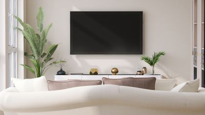Completed Wall-Mounted Tv
